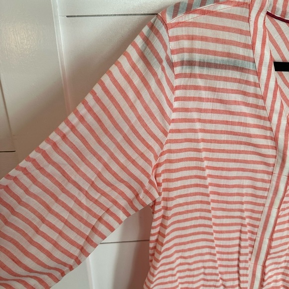 MOUNTAIN HARDWARE Striped button woman long sleeve casual activewear top M - Picture 6 of 11